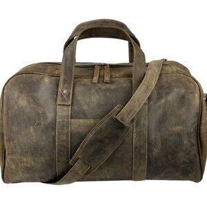 WINSTON COLLECTION Country Club Duffel Bag in Crazy Horse Leather Unisex